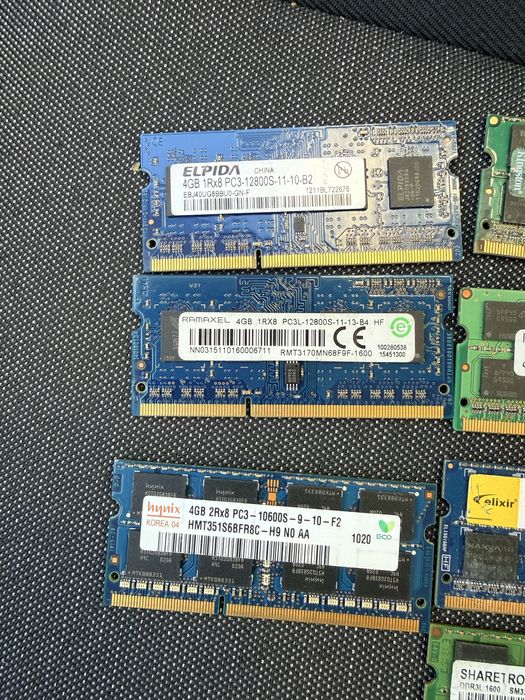 Memorii RAM Laptop (SODIMM) și Desktop (DIMM) - DDR3 / DDR4