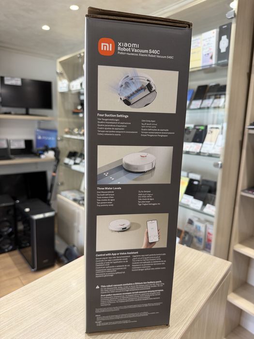 Robot de aspirare Xiaomi S40C BHR9664EU, WI-FI, 5000Pa, 2600mAh, control vocal, sistem de navigatie LDS - NOU/garantie !!!
