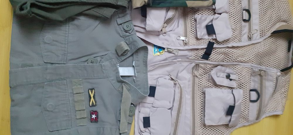 Vesta military pescuit marimea 134 140