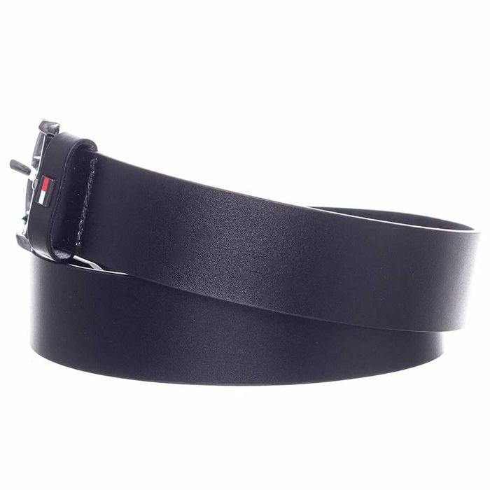 Curea Tommy Hilfiger din piele cu cataramă pătrată denton