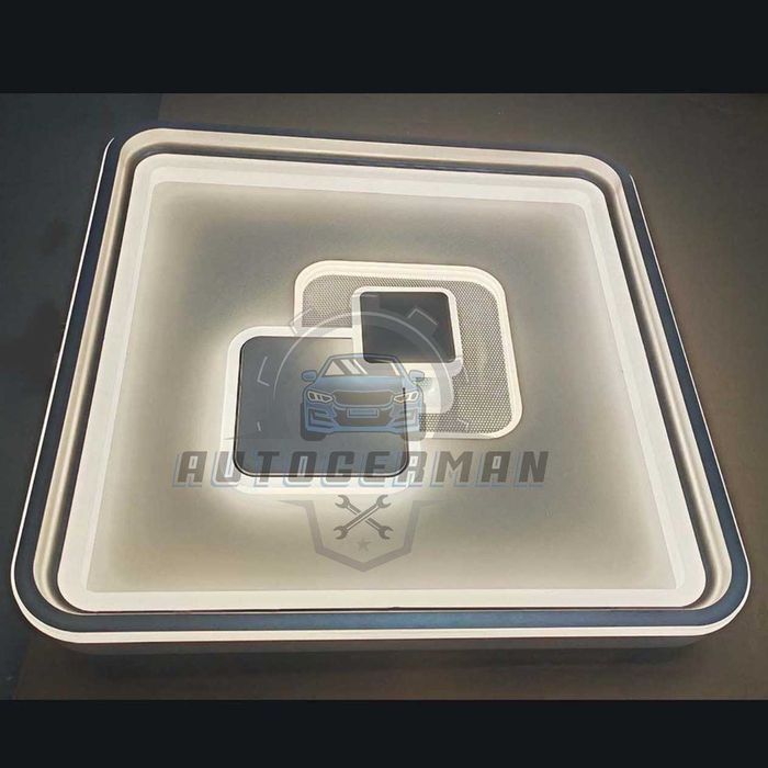 Осветление за тавана 100w Стилен дизайн квадратна форма лампа