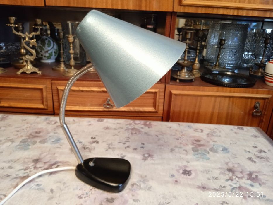 Советские железные настольные лампы