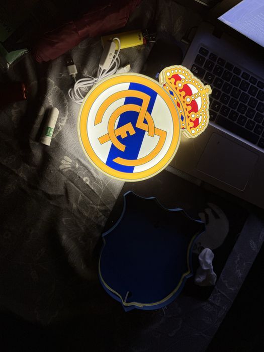 Lampa Led Barcelona Real/Dinamo/Fcsb/Rapid/Cluj/Petrolu/Arges