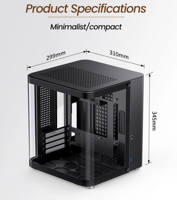 Корпус Jonsbo TK-1 с системой водяного охлаждения ID-cooling SL240