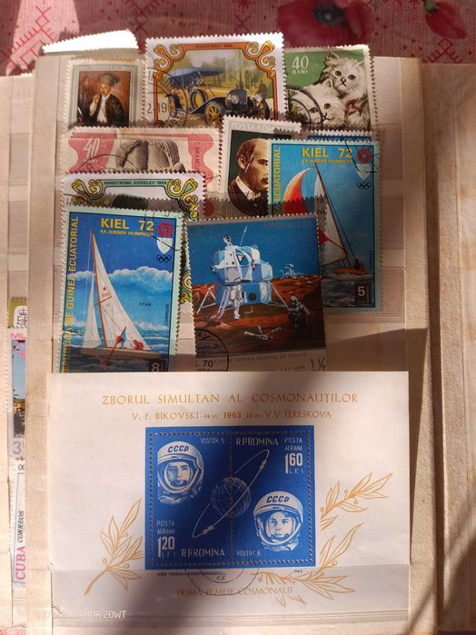 Vând colecție timbre diferite regiuni