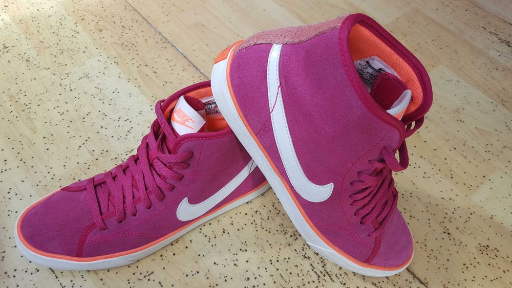 Дамски розови кецове NIKE PRIMO COURT MID SUEDE р-р 38,5