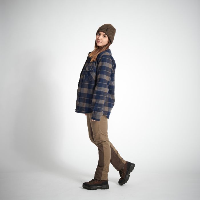 Jachetă 500 tip cămașă groasă din flanel - produs resigilat Decathlon