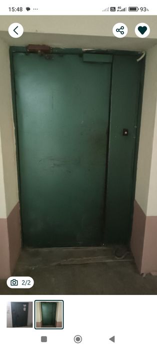 Металлическая подъездная дверь