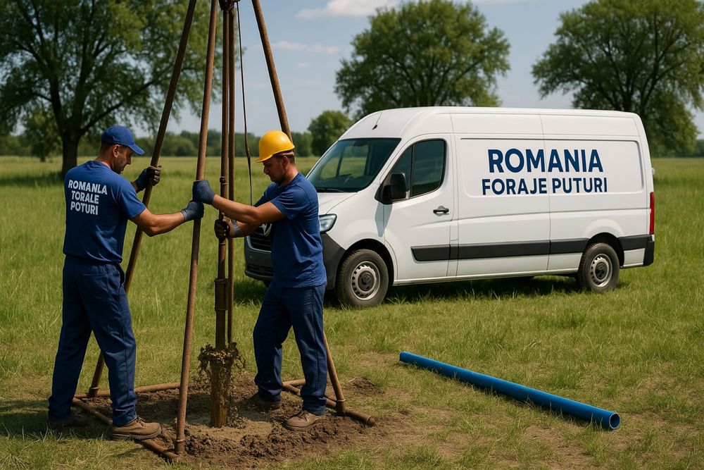 Foraje puturi apa ,denisipari,prelungiri,piloni (Lucrăm in toata Țara)
