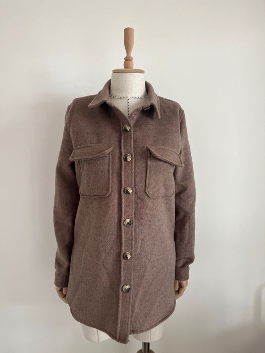 Object кафява риза/яке, връхно облекло, р.38/M