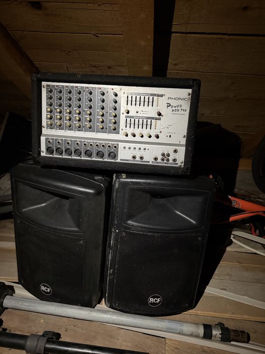 Boxe rcf si mixer phonic 740