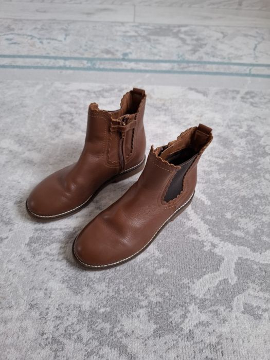 Продам кожанный сапоги