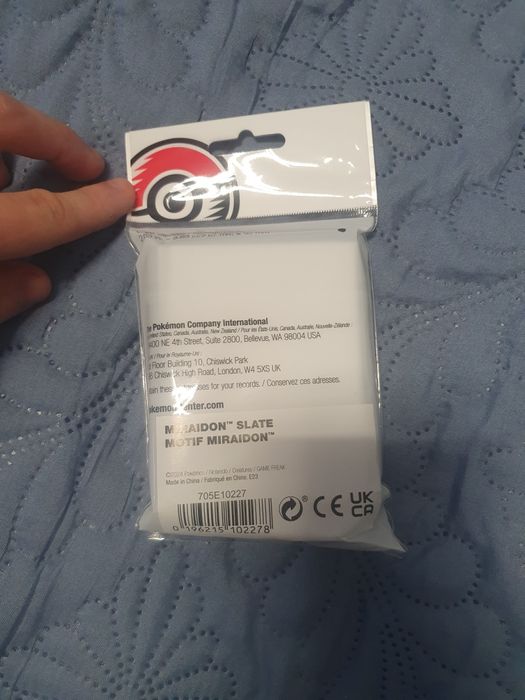 Pokemon Center Exclusive miraidon sleeves