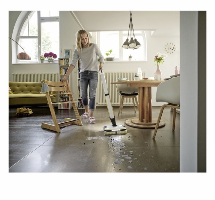 Электронная швабра karcher