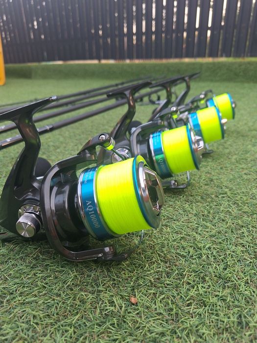 Set 4 Lansete Crap Pro FLx 9  3.90m 3.75 LBS 2 tronsoane Lbs + 4 Mulin