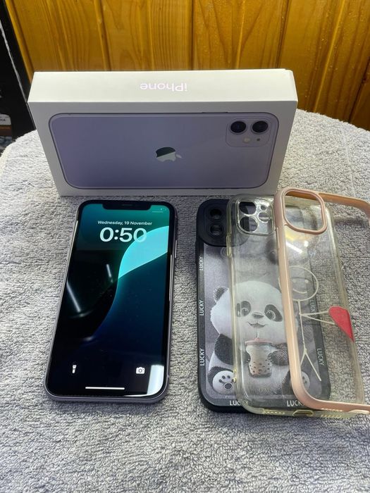 Iphone 11 64gb лилав без забележки