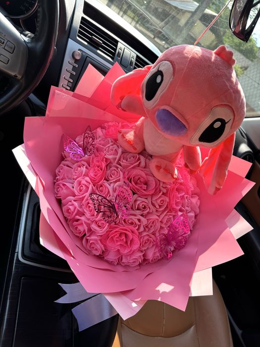Buchet de flori din sapun
