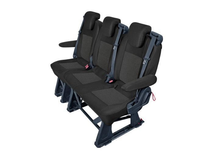 Set huse scaun dedicate Ford Transit Custom, Turneo Custom I, 2012-2023, 3 locuri, pentru randul 2 si 3 de scaune