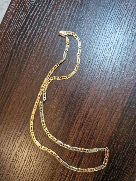 Monede aur  22 k  Franta Marianne + lanț aur 18 k , 60 cm, Italia