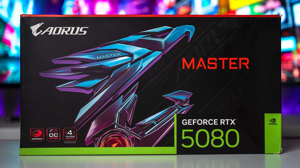 Aorus RTX 5080 Master Чисто Нова