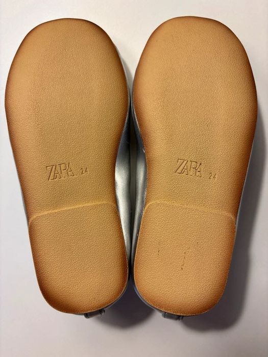 Pantofi metalizați fete Zara- mărimea 24