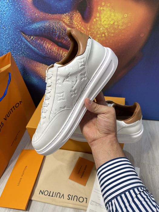 Adidasi Louis Vuitton piele naturala 100% Full Box Premium