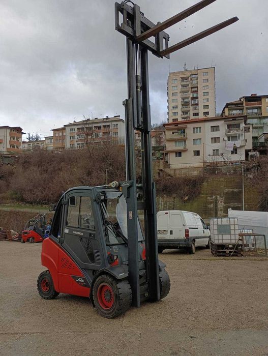 Мотокар Linde Дизел Н35 Триплекс Нов Внос Германия