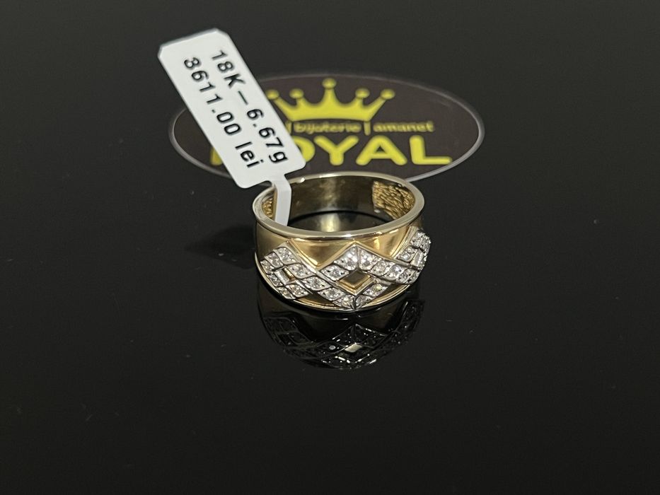 Bijuteria Royal CB : Inel dama aur 18K 750  6,67 gr