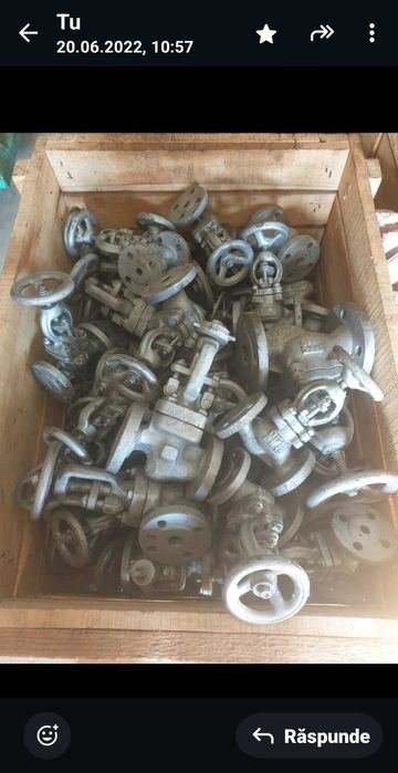 Vand Robineti Industriali diverse  dimensiuni, flanse, coturi, teuri