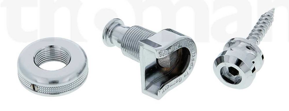 Schaller S-Locks M CH – заключващи колани за китара (Chrome)
