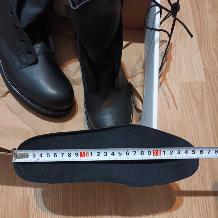 Bocanci militari Addison USA, Piele naturala Neagra 5,5R, masura 39-40