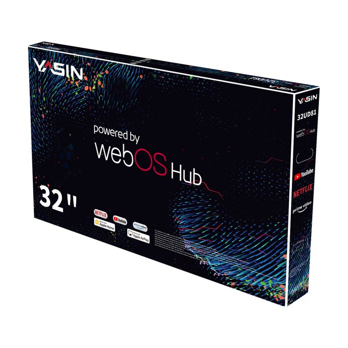 YASIN 32UD81 32” HD Smart TV с WebOS Hub