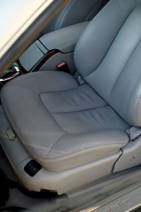 Scaun sofer pasager incalzit racit gri Mercedes CL W215 usa far bara