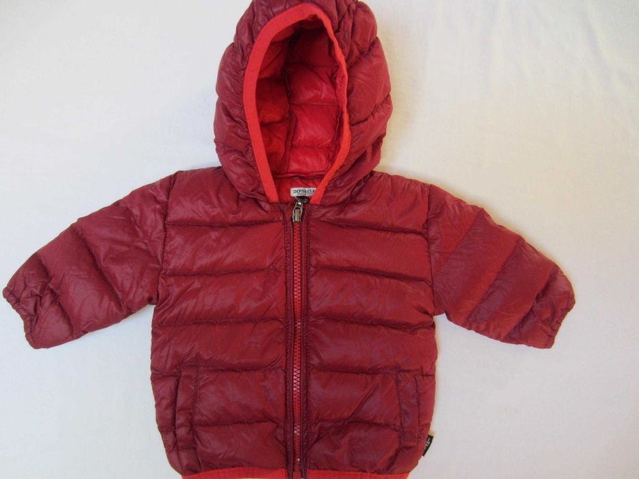Geaca puf copil IMPS&ELFS, 3-6luni, gluga, stare f.buna
