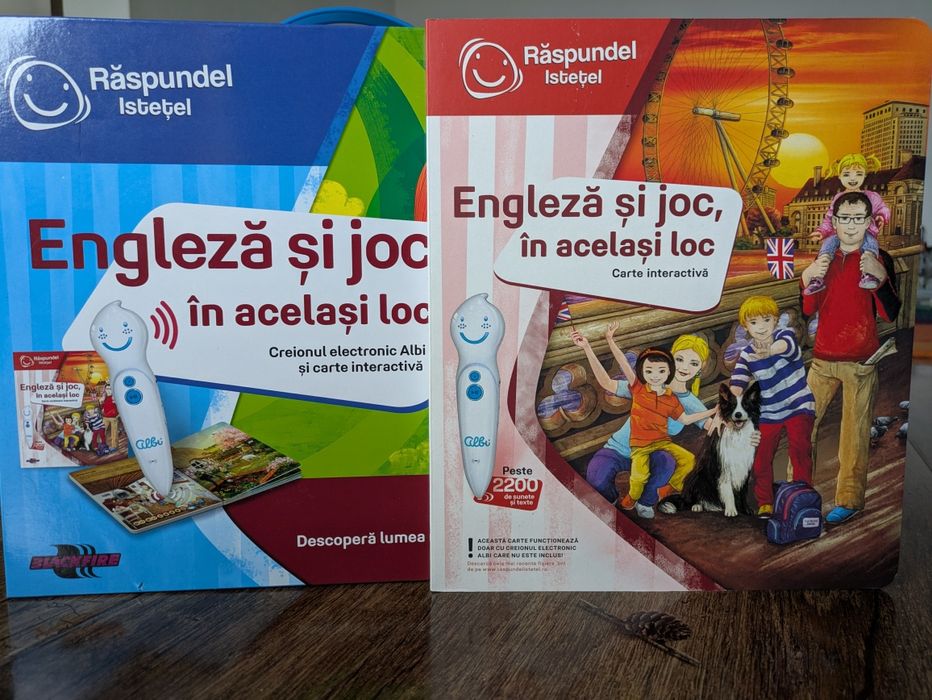 Set Raspundel Istetel Engleza si Joc in acelasi loc