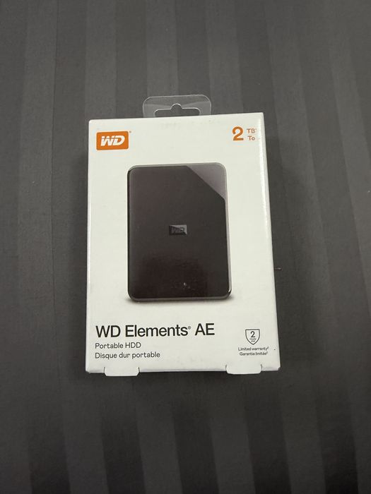 Hard Disk Extern Western Digital Elements AE (WD Elements AE), de 2 TB, portabil