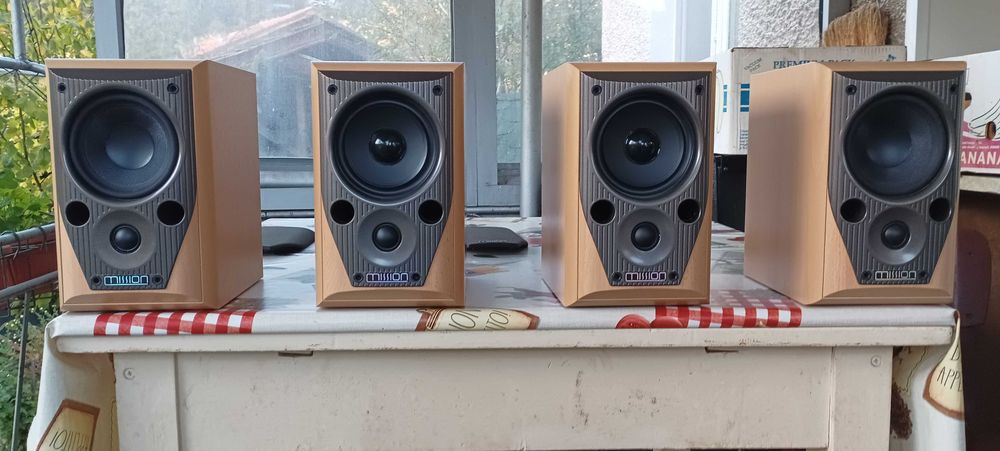 Рeсийвър Denon AVR-S960H с 4 колонки Mission M70