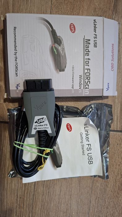 Interfață Diagnoză Auto Vgate vLinker FS USB – Recomandată FORScan (Ford / Mazda)