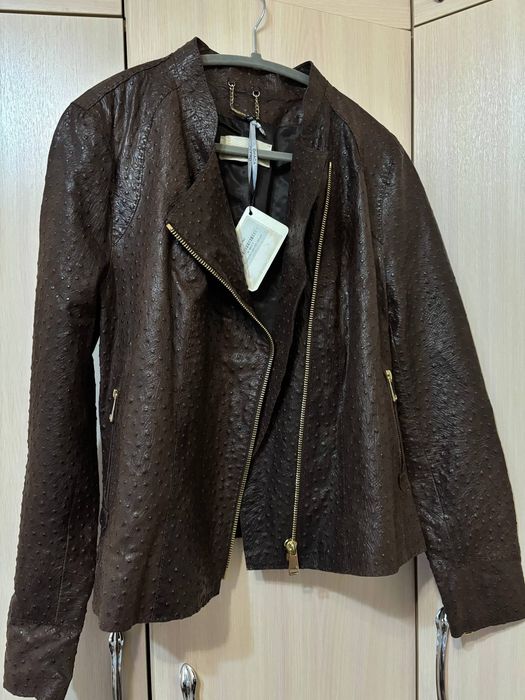 Кожаная куртка Италия, новая!