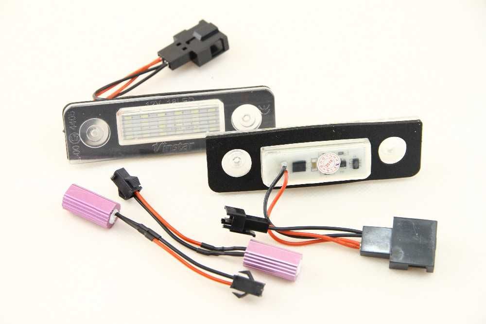 Lampi LED numar Skoda Octavia 2 Facelift - Fara Eroare