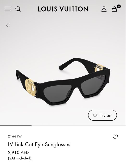 Louis vuitton Link Cat Eye Sunglasses