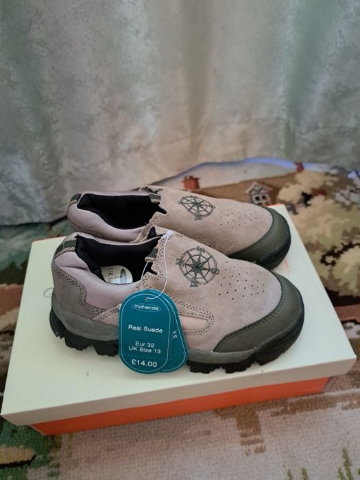 Adidași drumeție copii din piele naturală,  Nou! Mothercare (32)