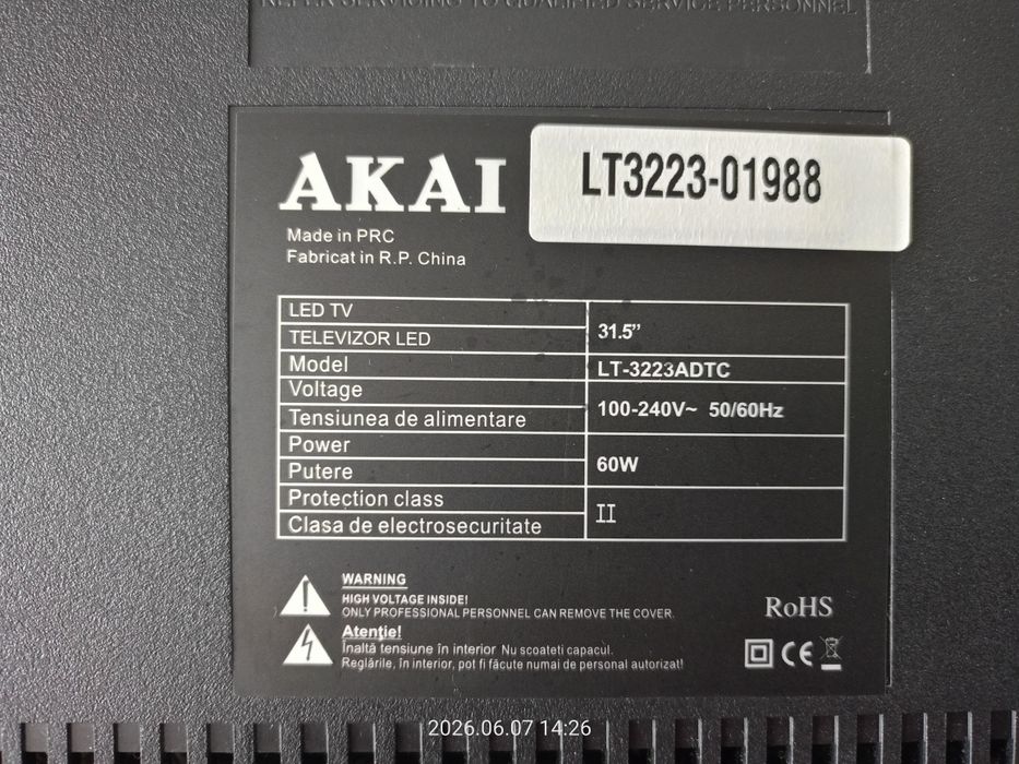Televizor AKAI 81 cm