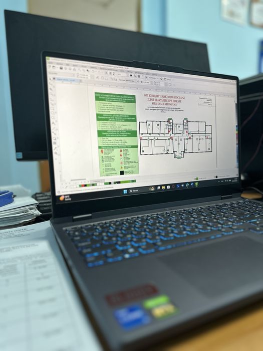 Разработка плана эвакуации