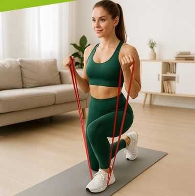 Комплект 3бр професионални фитнес ластици за тренировка