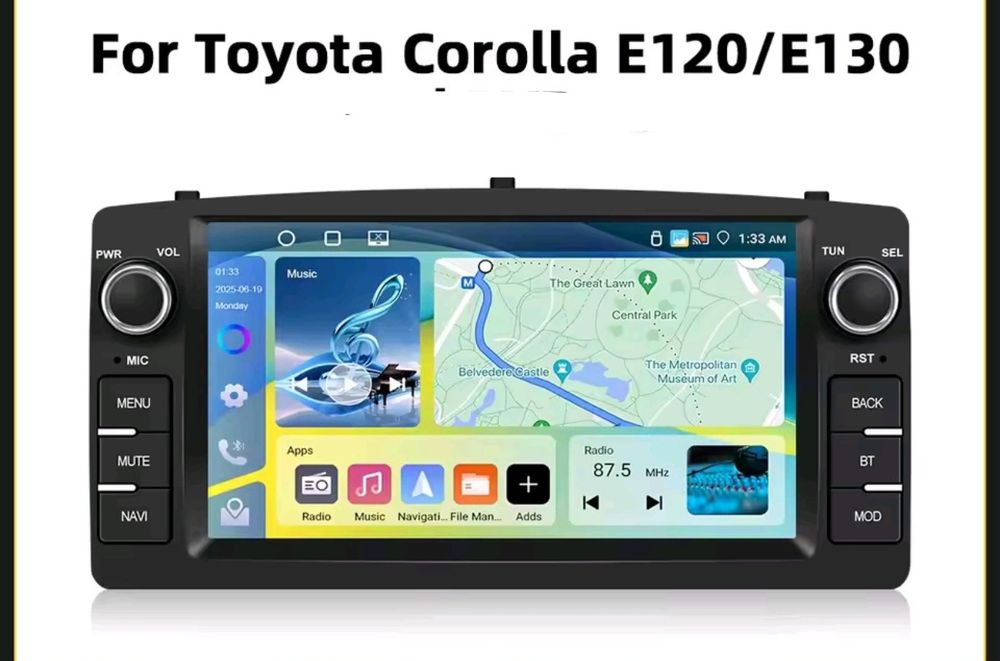 Toyota Corolla e120 e130 мултимедия Android GPS навигация