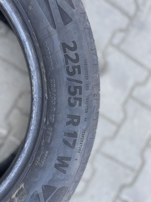 2X 225/55r17 CONTINENTAL EcoContact 6