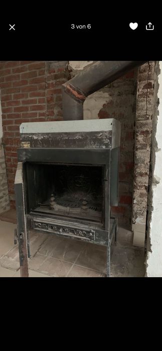 Чугунена камина за вграждане