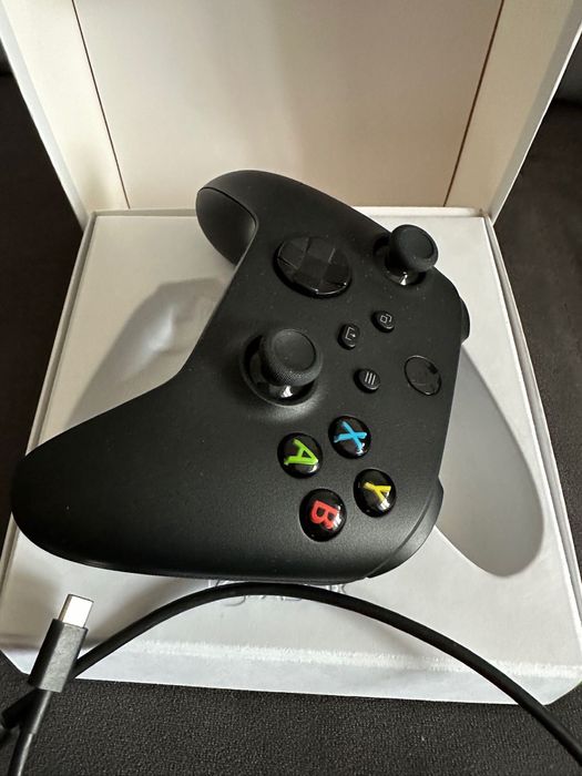 Controller Wireless Microsoft Xbox Series X, Carbon black + cablu USB