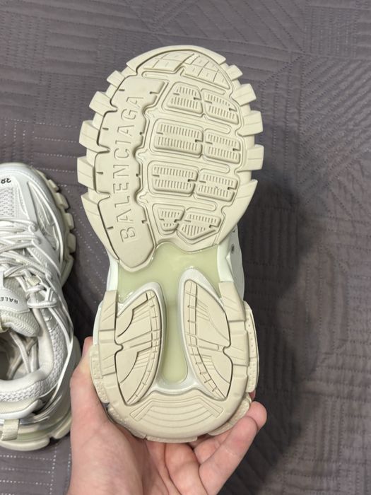 Adidasi sneakers Balenciaga Track alb crem bej marime 37 38 39 40 oversize Isabel Marant Lanvin